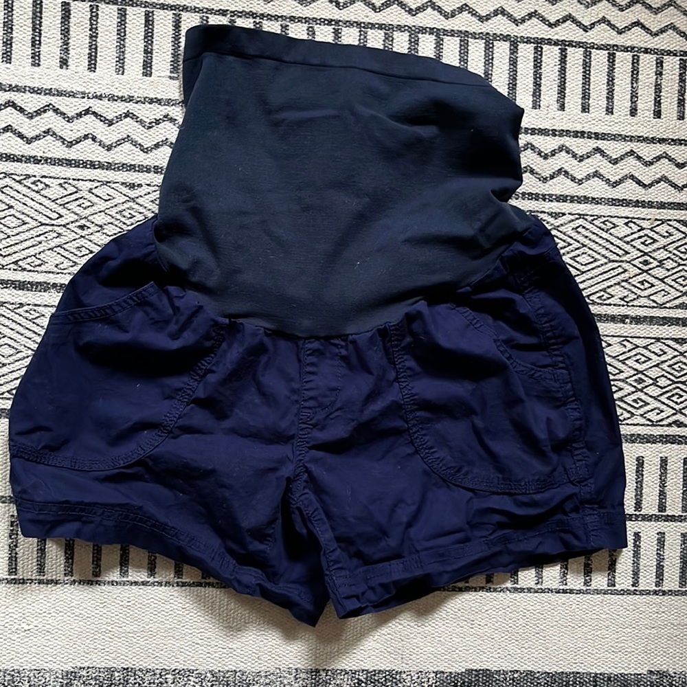 Motherhood Maternity Navy Blue Shorts size S